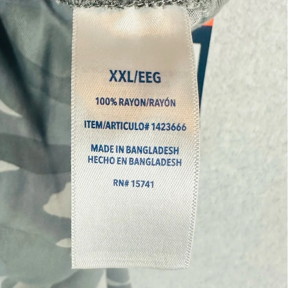 New Splendid Womans Sz XXL Jogger Pants Gray Camo Pull On Comfort Stretch NWT - Picture 10 of 11